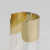 Stones & Gold Rings | Wrap Around Solid 14 Karat Gold Cigar Band