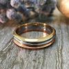 Stones & Gold Rings | 1.5Mm Knife Edged Wedding Band Solid Gold (14Ky) Stackable Women'S Engagement Ring