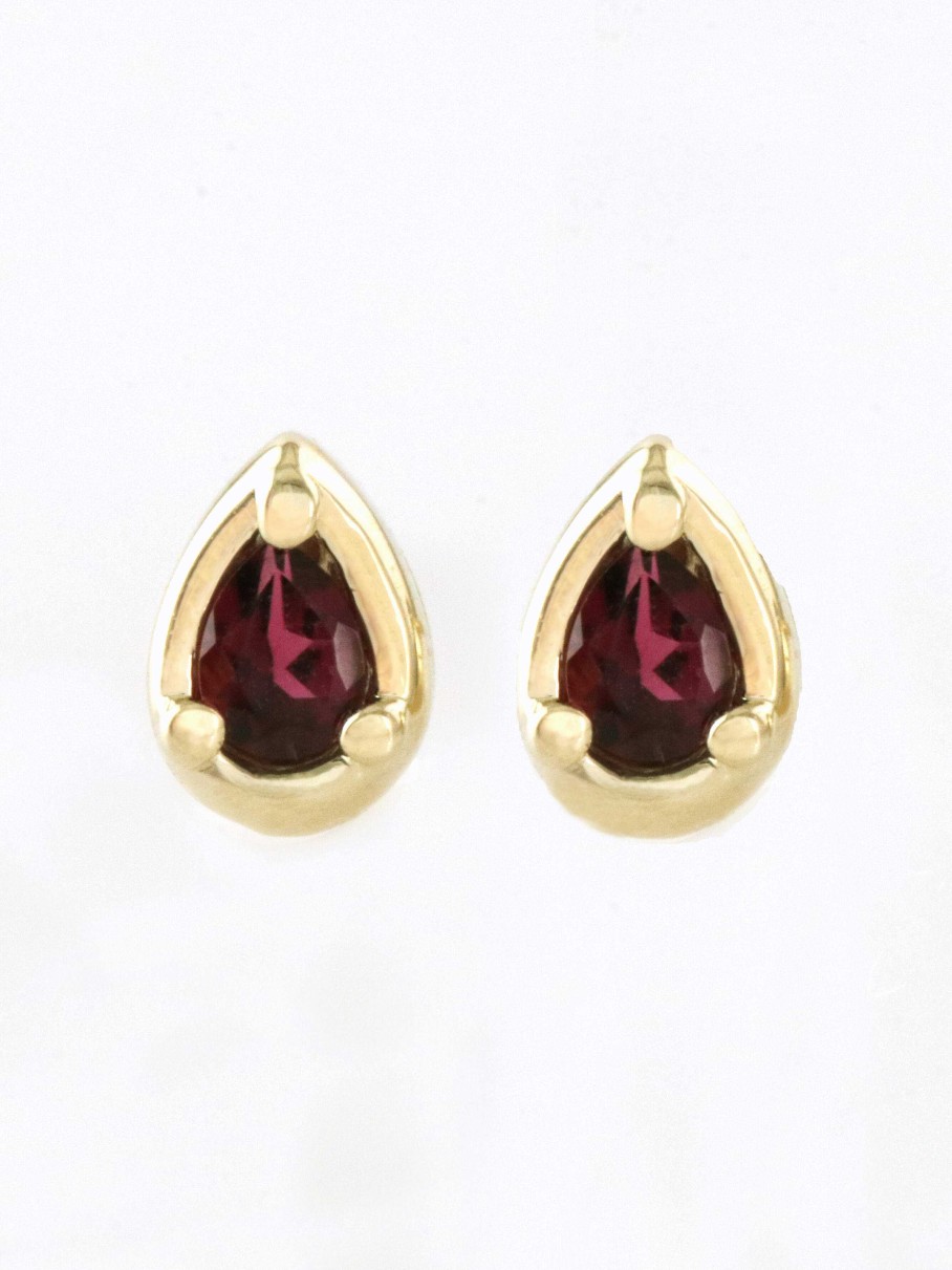 Stones & Gold Earrings | Vino Tourmaline Stud Earrings