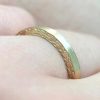 Stones & Gold Rings | 2.5Mm Satin Finish With Filigree Sides Wedding Band Solid Gold (14Ky) Women'S Engagement Ring