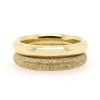 Stones & Gold Rings | Set: Confetti And Gold Dome Solid 14 Karat Gold Stackable