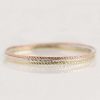 Stones & Gold Bracelets & Anklets | 1.7Mm Diamond Cut Solid 14 Karat Gold Stackable Bangle