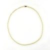 Stones & Gold Necklaces | 3Mm Solid 14 Karat Gold Ball Chain Necklace