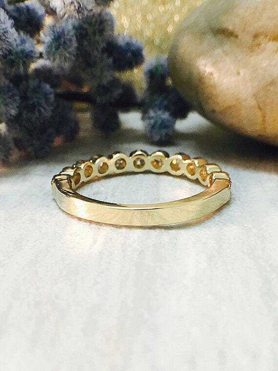 Stones & Gold Rings | Diamond Band | Diamond Wedding Band | Engagement Ring | Stackable Ring | Gold Ring | Solid Gold Ring | Fine Jewelry | Free Shipping