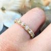 Stones & Gold Rings | 2.6Mm Diamond Eternity With Sizing Bar Wedding Band Solid Gold (14Ky) Engagement Ring