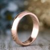 Stones & Gold Rings | 5Mm Curved Dome Solid 14 Karat Gold Men'S Wedding Band