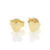 Stones & Gold Earrings | Baby Heart Solid 14 Karat Gold Earrings