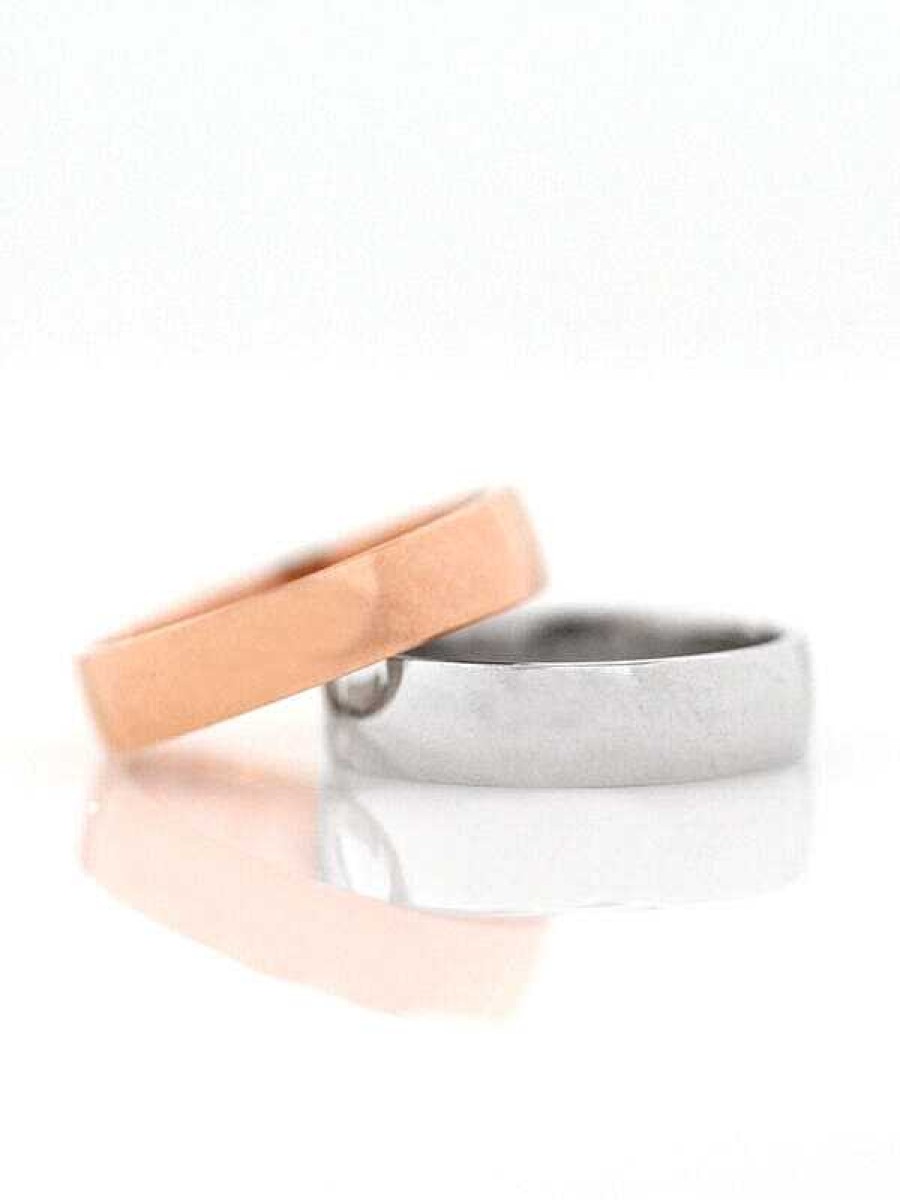 Stones & Gold Rings | 5Mm Simple Solid 14 Karat Gold Band