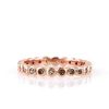 Stones & Gold Rings | Bezel Champagne Diamond Solid 14 Karat Eternity Band