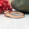 Stones & Gold Rings | Pink Tourmaline And Diamond Ring | Gemstone Engagement Ring | 5X5Mm Tourmaline Ring | Solid Gold | Fine Jewelry | Free Shipping