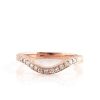 Stones & Gold Rings | Diamond Wavy Solid 14 Karat Gold Band With Filigree Design