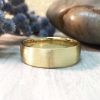 Stones & Gold Wedding Bands | 6Mm Satin Finish Wedding Band Solid Gold (14Ky) Affordable Modern Men'S Engagement Ring