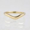 Stones & Gold Rings | Simple Gold Wavy 14 Karat Gold Band