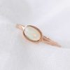 Stones & Gold Rings | Ethiopian Opal Solitaire Ring