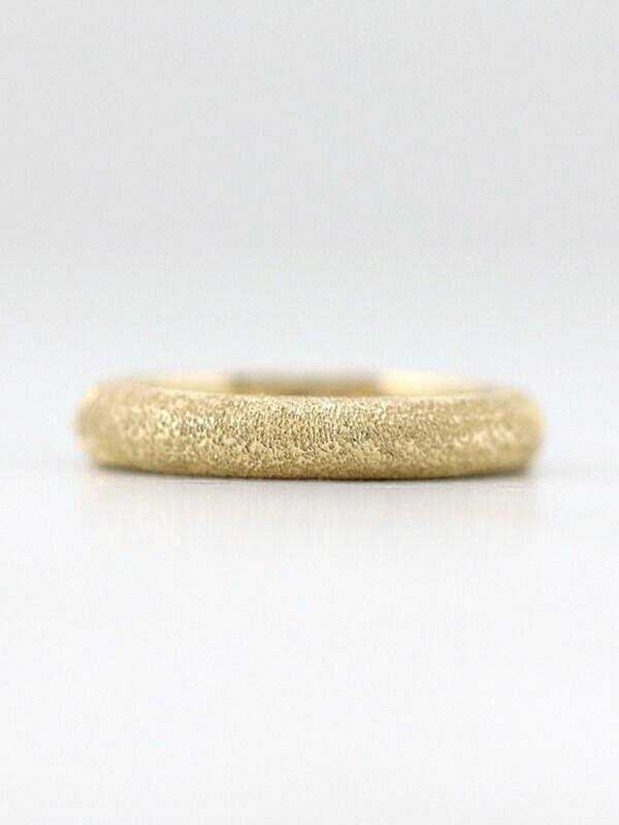 Stones & Gold Rings | Confetti Dome Solid 14 Karat Gold Band