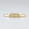 Stones & Gold Rings | 2Mm Rounded Stackable Solid 14K Gold Wedding Band